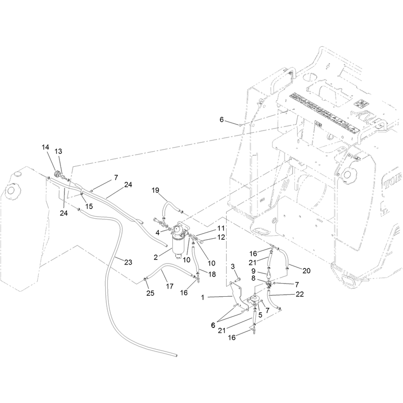 Fuel Pump and Water Seperator Assembly
