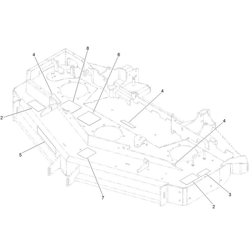 Deck Decal Assembly No 139-8130
