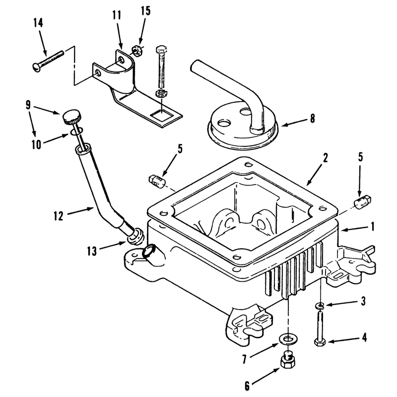 Oil Base Fill Tube And Bracket