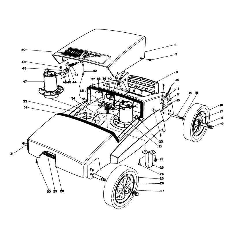 Motor and Housing Assembly