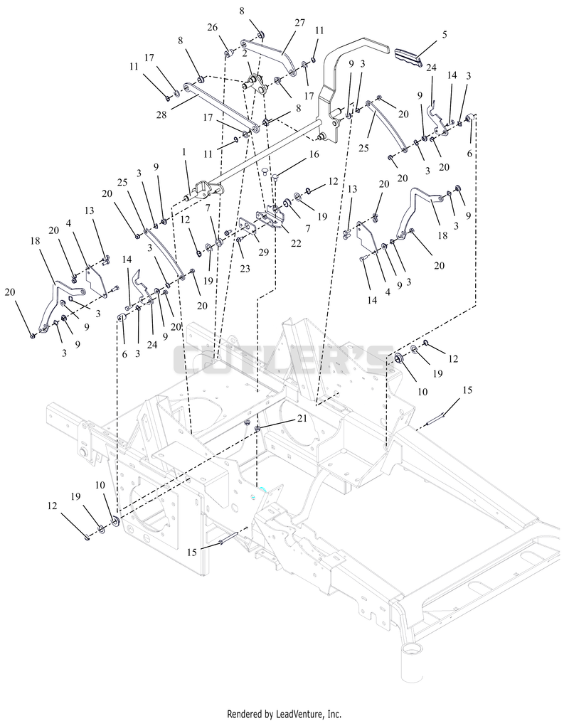 Parking Brake - Upper