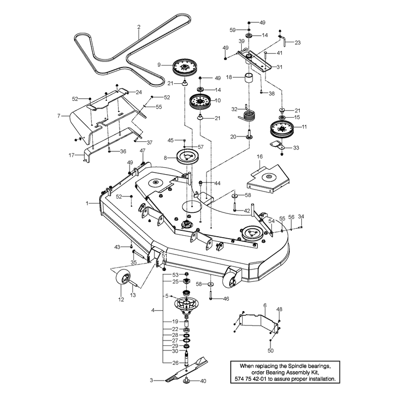 MOWER DECK / CUTTING DECK