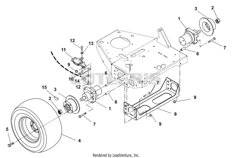 Front Wheels, Motors And Calipers