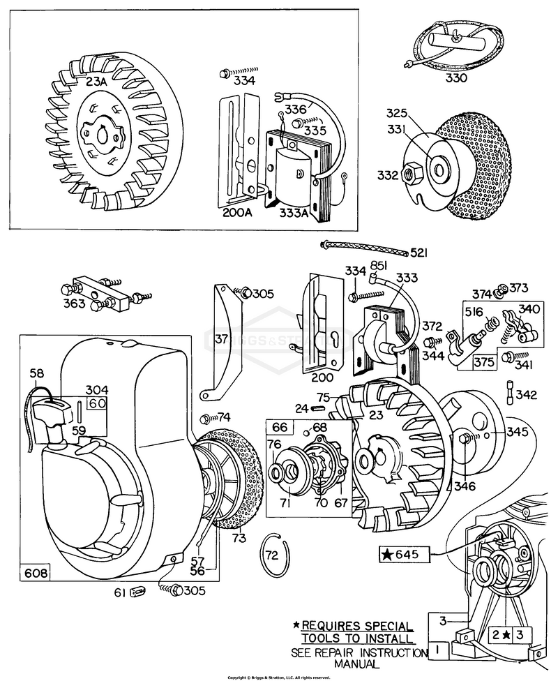 Flywheel, Blower Hsg, Elect