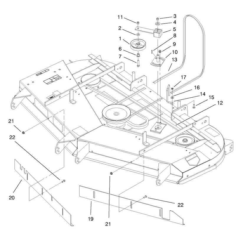 Belts and Idler Arm Assembly