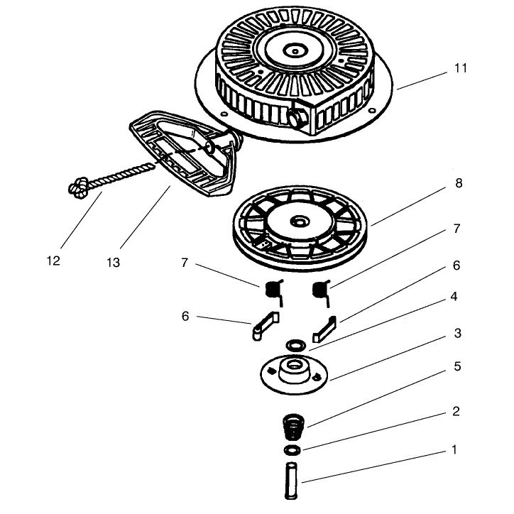 Recoil Starter No. 590733 (optional)