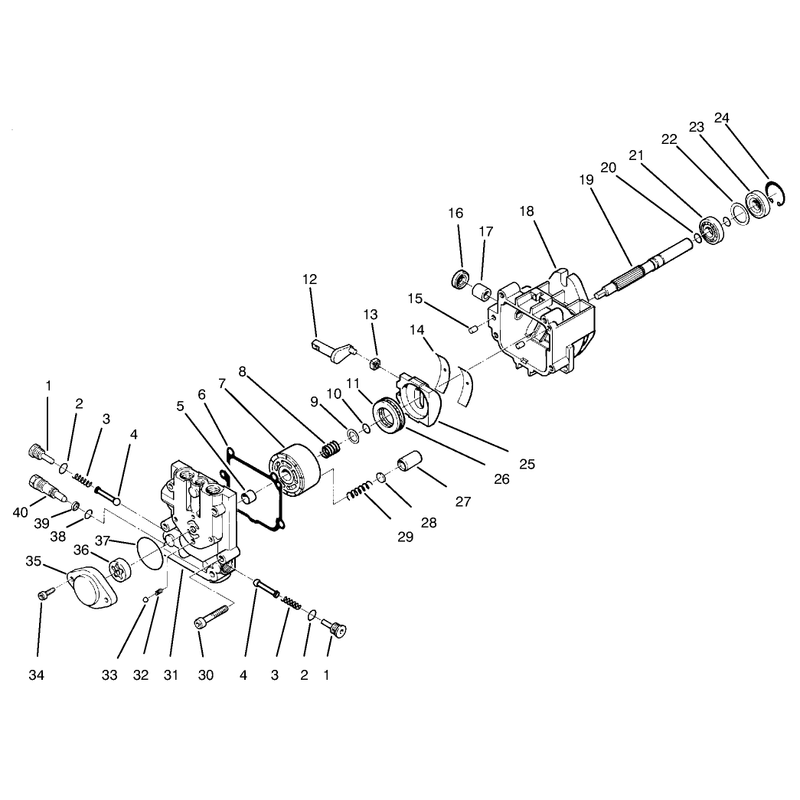 Hydraulic Pump Assembly No 98-1957