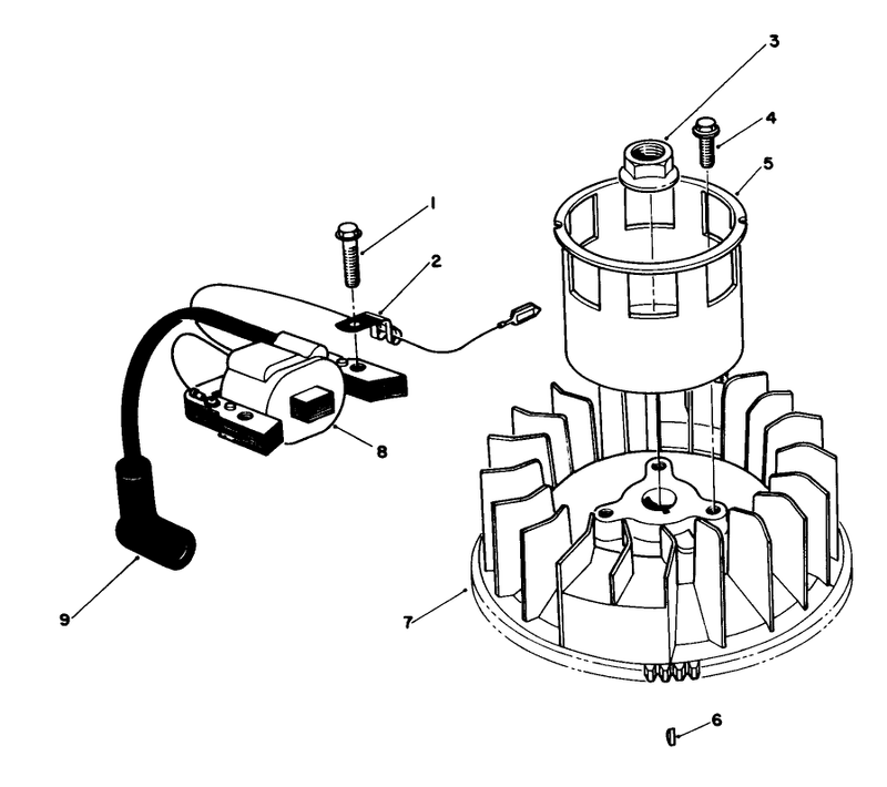 Magneto and Flywheel Assembly