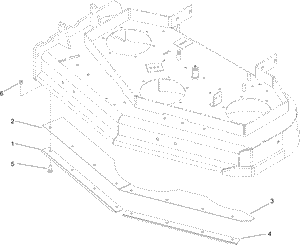 Toro 110-2025 40 in. Grandstand Bagging Enhancement Kit Attachment Parts Diagram