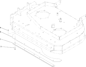 Toro 110-2026 36 in. Bagger Enhancement Kit Attachment Parts Diagram