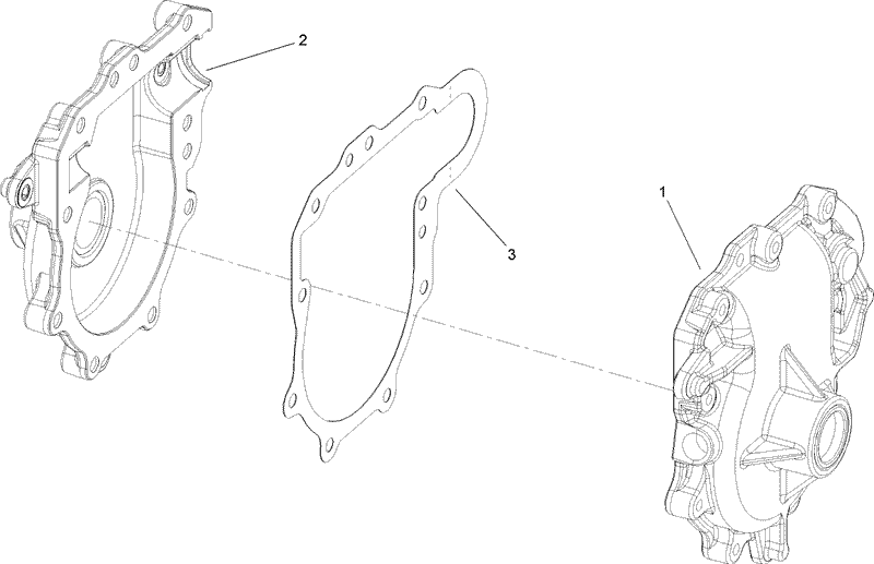 Gearcase and Gasket Assembly No 110 3439