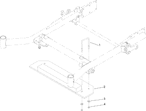 Toro 110-3860 Dfs Weight Kit Attachment Parts Diagram
