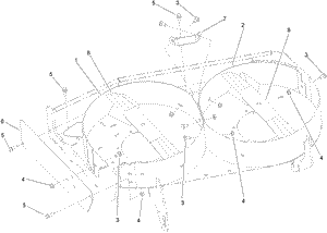 Toro 110-9960 34 in. Recycle Kit Attachment Parts Diagram