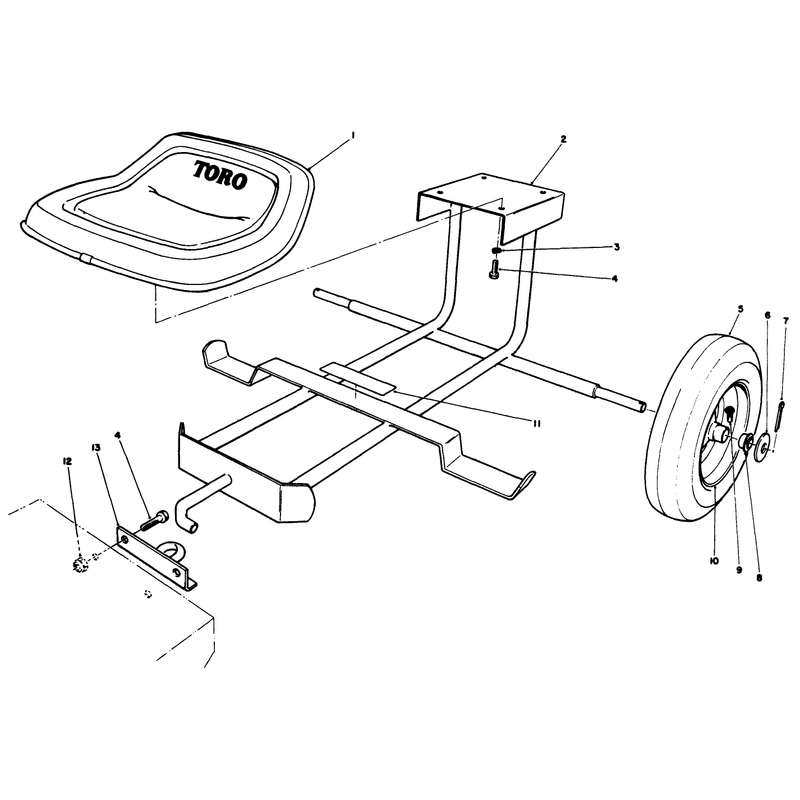 Sulky Kit Model No 30122 Optional