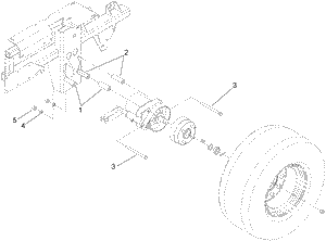 Toro 112-8699 Wheel Spacers Kit Parts Diagram