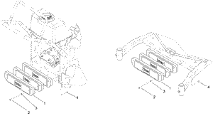 Toro 112-9971 Midsize Weight Kit Attachment Parts Diagram