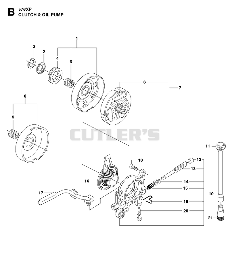 CLUTCH OIL PUMP