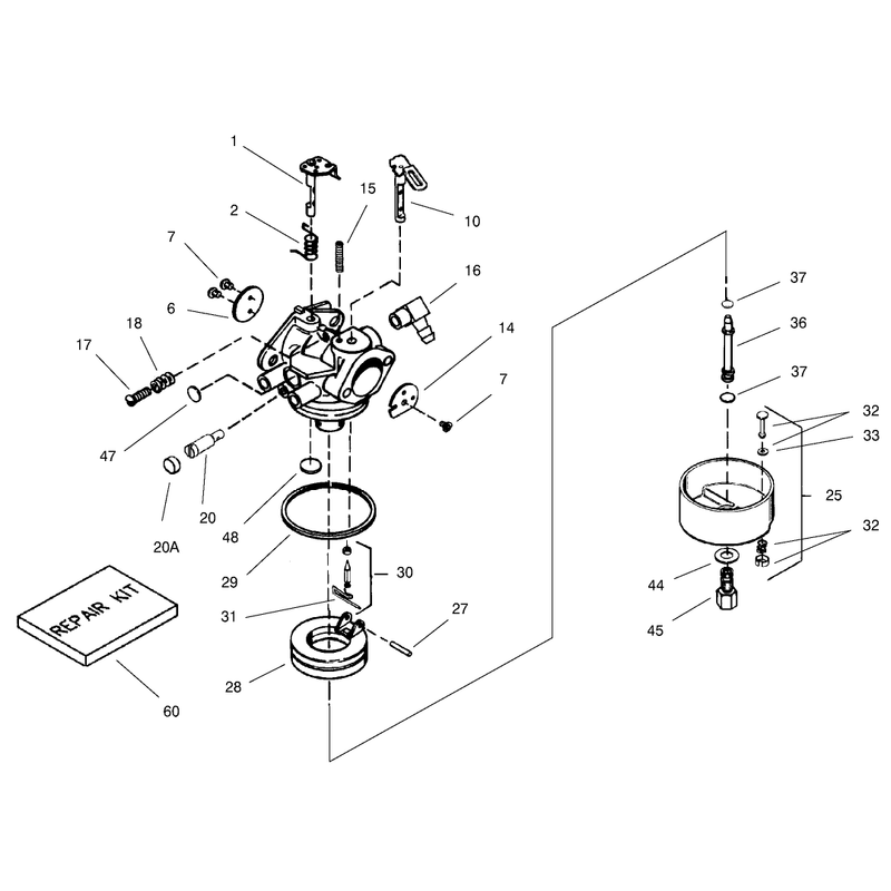 CARBURETOR NO. 640105