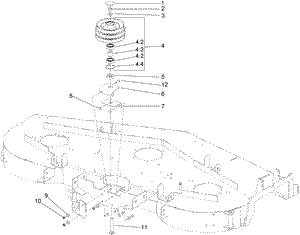 Toro 114-0250 Jackshaft Kit (Service) Parts Diagram