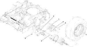 Toro 114-1183 Wheel Spacer Kit Parts Diagram