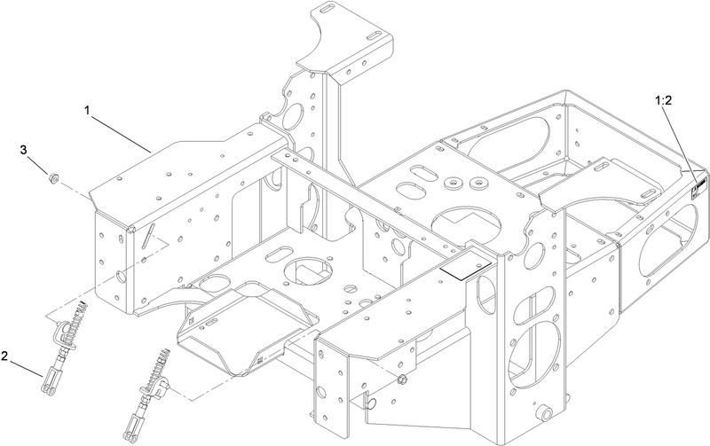 Main Frame Service Kit Z400 Series Riding Mower
