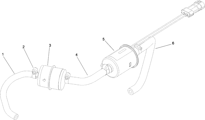 Fuel Hose Pump and Filter Assembly
