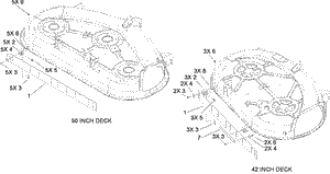 Toro 114-8545 Striping Kit Attachment Parts Diagram