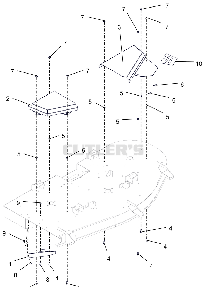 Belt Covers And Baffle - 60"