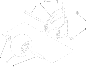 Toro 115-1015 Anti-scalp Kit (Trim Side) Attachment Parts Diagram