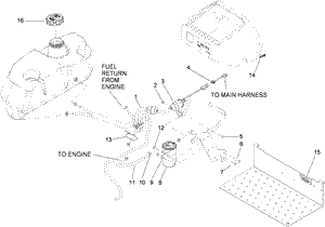 Toro 115-3564 Bio-diesel Kit Parts Diagram