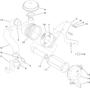 Heavy Duty Air Filter Assembly