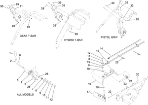 Toro 115-4190 Midsize Chute Gate Kit Attachment Parts Diagram