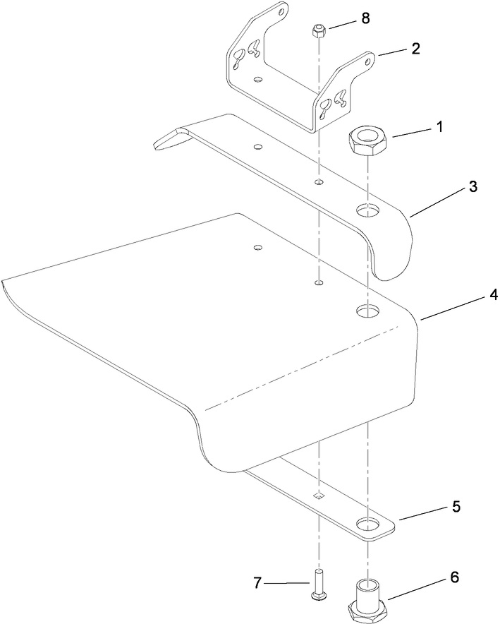 Deflector Assembly No 115 4160