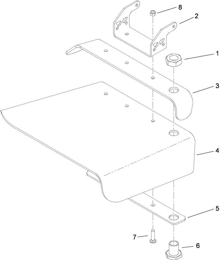 Deflector Assembly No 115 4165