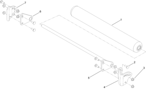 Toro 115-7470 Roller Striping Kit Attachment Parts Diagram