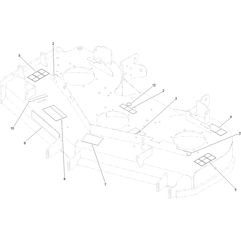 Deck Decal Assembly No. 112-4190