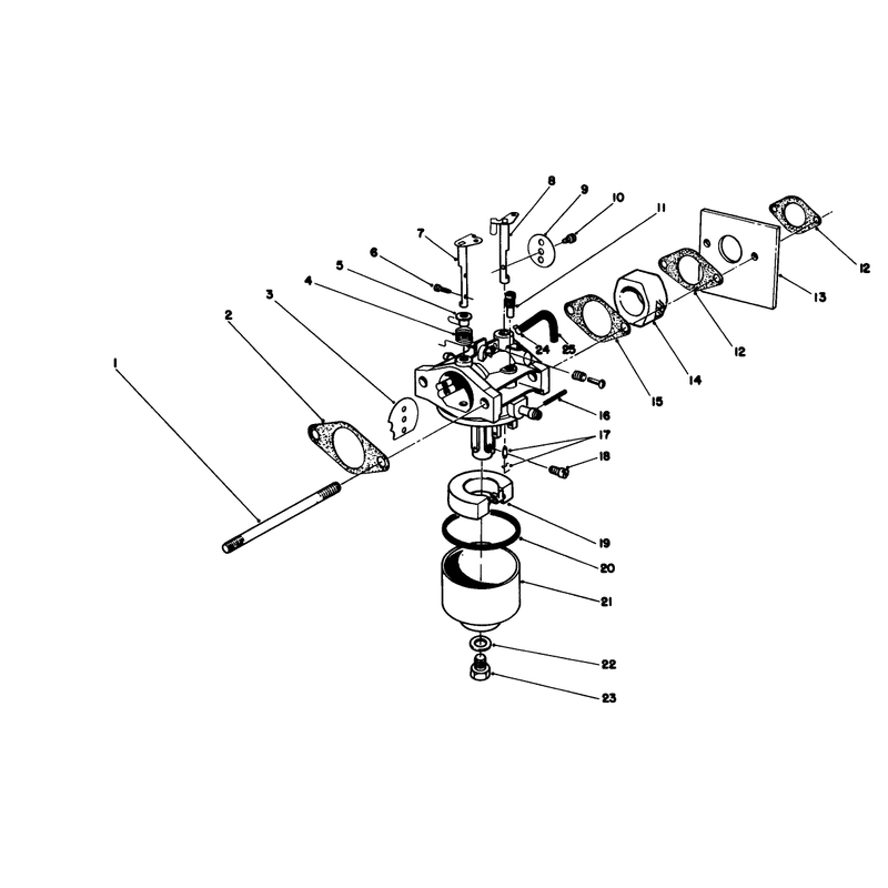 Carburetor Assembly Model No 47ph-7