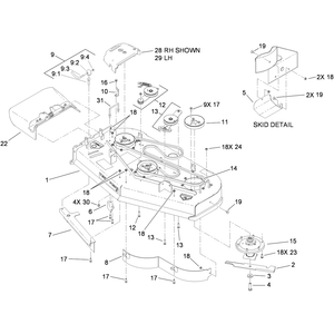 48 Inch Deck Assembly