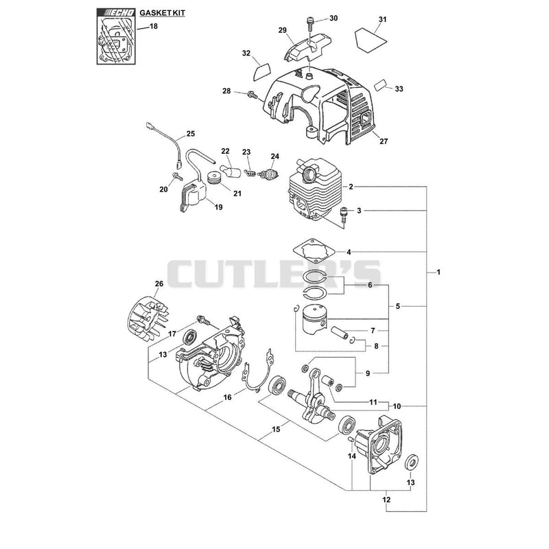 Engine, Short Block, Ignition, Cylinder Cover