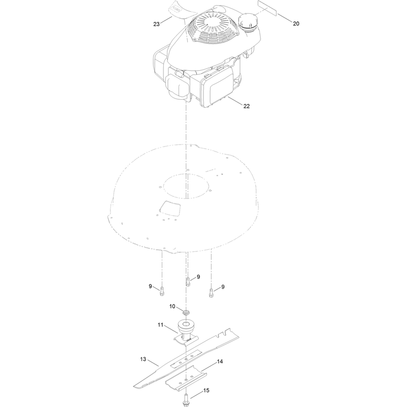 Engine and Blade Assembly