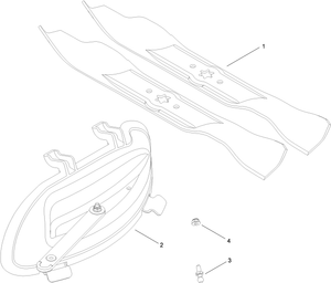 Toro 117-0058 Mulch Kit 42 in. - Lx (2010 and up) Parts Diagram