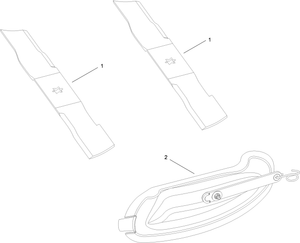 Toro 117-0059 Mulch Kit 46 in. - Lx (2010 and up) Parts Diagram