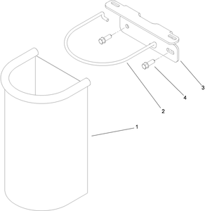 Toro 117-0448 Trash Bag Assembly Parts Diagram