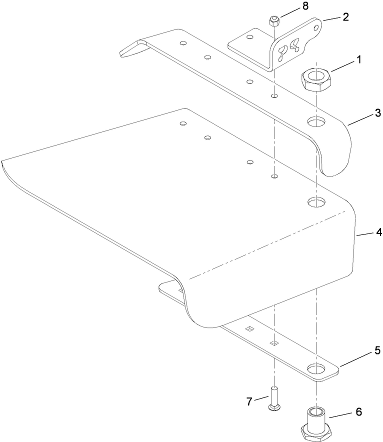 Rubber Deflector Assembly No 117 0469