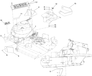 Toro 117-3825 Bagger Compliance Kit Attachment Parts Diagram
