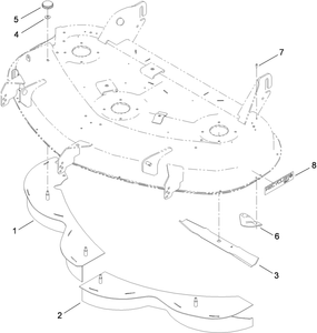 Toro 117-5312 *OBS* Kit - Recycler 50 in. Attachment Parts Diagram