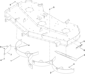 Toro 117-5314 60 in. Recycler Kit Attachment Parts Diagram