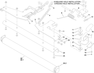 Toro 117-8560 Stripping Kit Attachment Parts Diagram