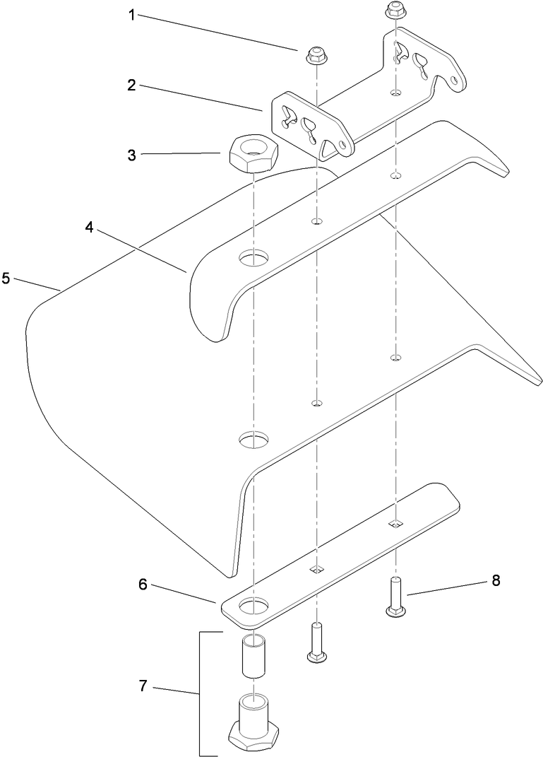 Deflector Assembly No 117 8570