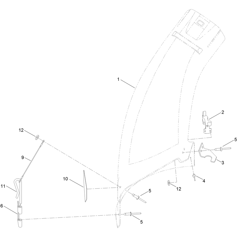 Chute Assembly No. 94-6036